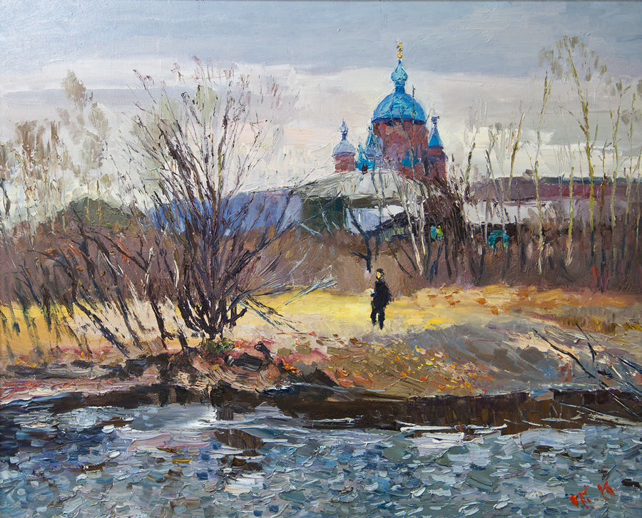 Осень у Казанской церкви, Карнаухов Юрий